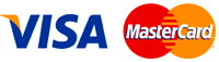 Visa- und Mastercard-Logo